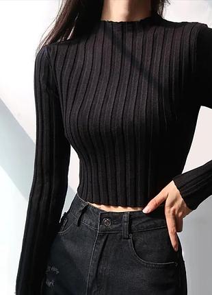 Черный лонгслив размер с zara