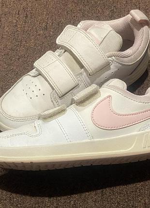 Кросівки дитячі nike  біло-рожеві 30 розмір