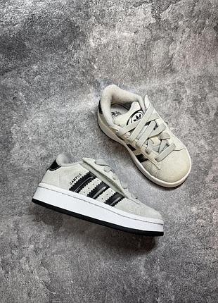 Дитячі кросівки adidas campus оригінал на липучці розмір 25.5