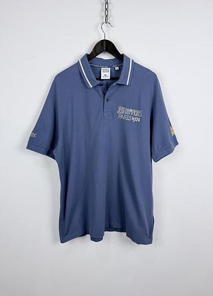 Поло чоловіче lacoste синього кольору, розмір 2xl