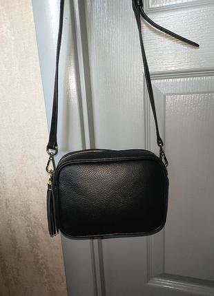 Женская кожаная сумка кросс-боди jamie by jamie bags (италия, натуральная кожа)