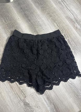 Кружевні шорти на підкладці ажурні шорти select, xxl 52р