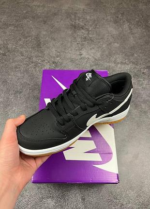 Кроссовки nike sb dunk black gum 5
