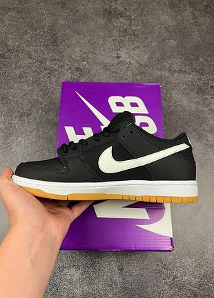 Кроссовки nike sb dunk black gum 6
