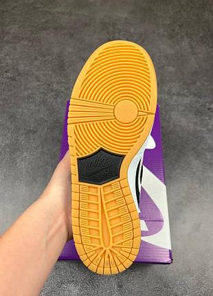 Кроссовки nike sb dunk black gum 8