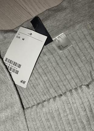 Плотный топ в рубчик джемпер h&amp;m новый 3