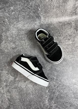 Дитячі кеди vans оригінал на липучці розмір