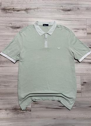 Футболка поло фред перри fred perry#ured pique polo shirt, xxl, оригинал