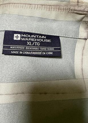 Куртка чоловіча mountain warehouse протидощова синя 6