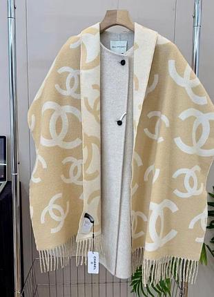 Кашемировый шарф палантин платок chanel шанель