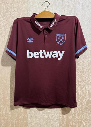 Футболка чоловіча umbro west ham united бордова