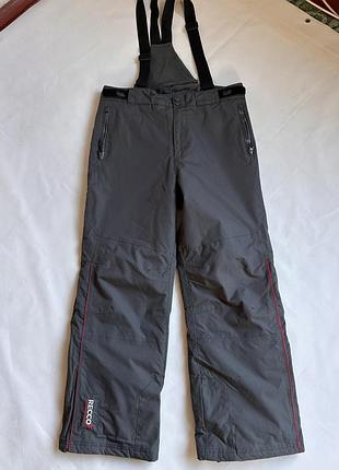 Теплые непромокаемые термо штаны лыжные горнолыжные snow gear l-xl