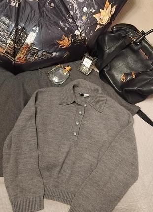 Свитер джемпер поло h&m