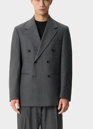 Вінтажний вовняний двубортний піджак st michael (marks & spencer) — 100% pure new wool.в ідеальному стані. розмір m/l.