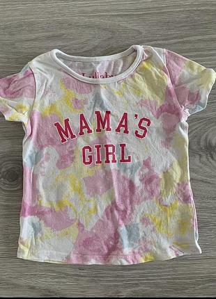 Lullaby peacocks футболка mama’s girl 9-12 мес