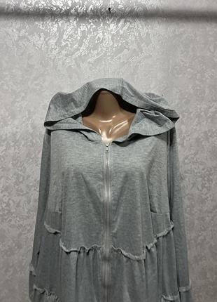 Кофта кардиган з капюшоном 2