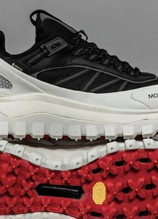 Кросівки moncler grenoble trailgrip gtx чорно-білі