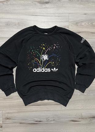 Вінтажний 2006 світшот адідас кофта adidas adicolor bk4 trimm dich sweatshirt, s, оригінал