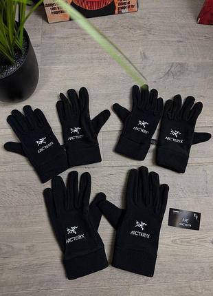 Рукавиці arc'teryx зимові чорні
