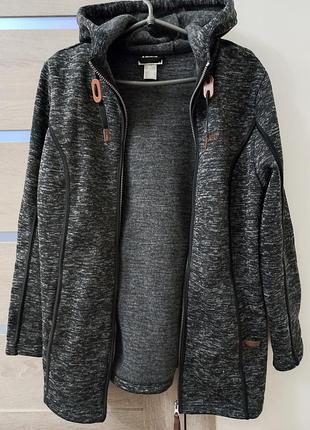 Удлиненная трикотажная флисовая (толстовка) collection l от witt weiden, размер 48 (l)