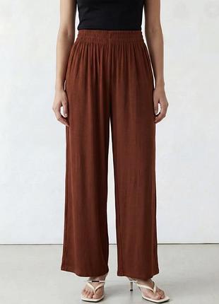 Теракотовые с карманами кюлоты 👖