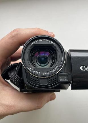 Видеокамера цифровая canon legria pro hf m506 жидкая японская fullhd камера + клетка 32гб