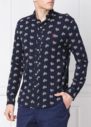 Чоловіча сорочка трикотаж polo ralph lauren розмір xl