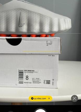 Шльопанці nike mind 001 light smoke grey 4