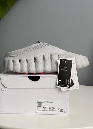 Шльопанці nike mind 001 light smoke grey 5