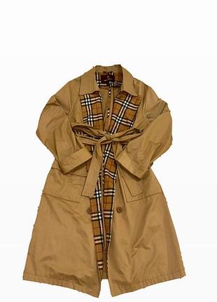 Плащ жіночий в стилі burberry