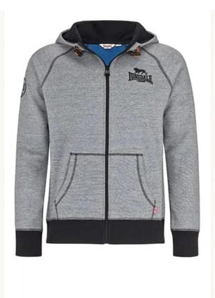 Теплущая толстовка  подростковая зипка lonsdale р s