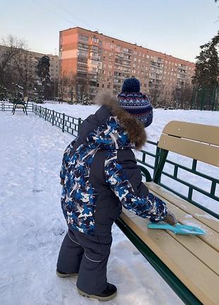 Зимовий пуховик.комбенізон
