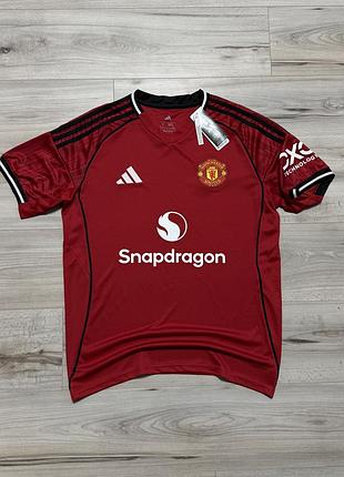 Нова футбольна футболка адідас джерсі манчестер юнайтед adidas manchester united 24/25, l