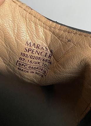 Шкіряні класичні черевики челсі marks & spencer 7