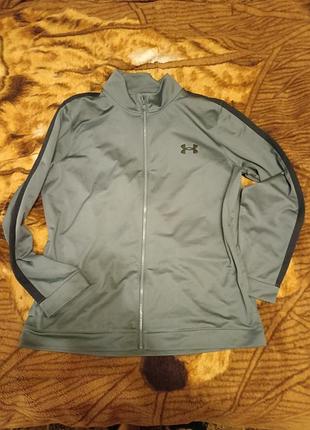 Спортивна кофта чоловіча under armour сіра xxl