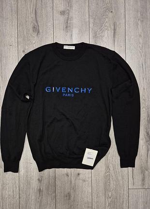 Оригінальний светр-пуловер з вовни givenchy paris, m розмір
