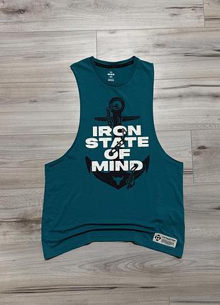Нова спортивна майка андер армор under armour project rock tank top, m, оригінал