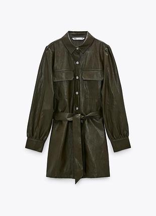 Сукня рубашка  zara стильна s-m 7