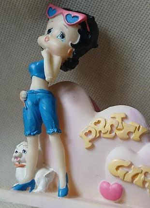 Винтажная подставка для листов и салфеток бетти буп (betty boop pretty girl)
