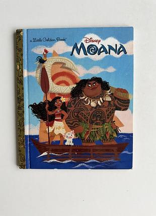Дитяча книга disney moana / моана — little golden book, книга англійською