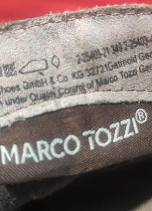 Женские кожаные ботинки челси marco tozzi 8