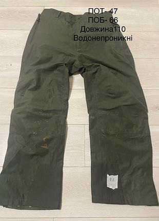 Штани чоловічі, робочі, зелені