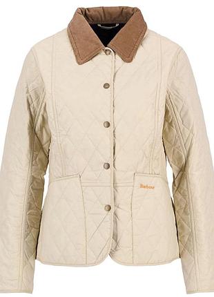 Жіноча стьобана куртка barbour бежева