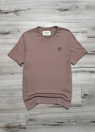 Нова базова футболка лайл скот lyle & scott organic cotton plain t-shirt, m, оригінал