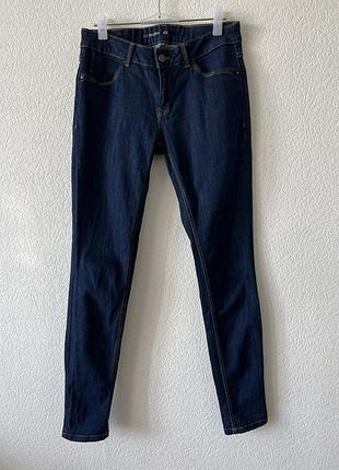 Темно-сині джинси скіні c&a the skinny (розмір s / eur 36 / 38) — довгі l32/l34
