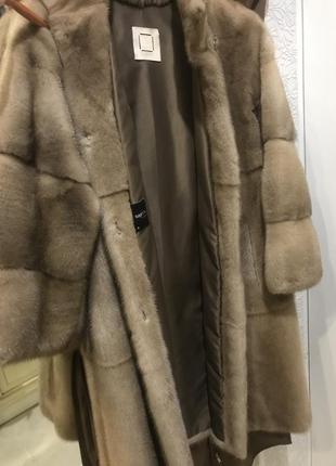 Шуба норкова saga furs 38р.-40р. {м-l}1 фото