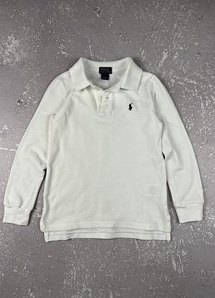 Polo ralph lauren детский поло лонгслив регбийка