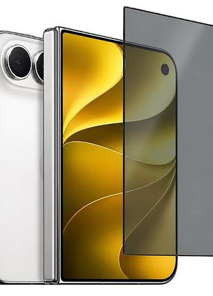 Защитное стекло fiji privacy для apple iphone duo антишпион anti-peeping полная проклейка черный