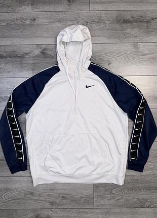 Чоловіча спортивна кофта nike men's repeat tape 1/4-zip hoodie