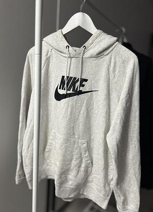 Худі nike сіре з логотипом